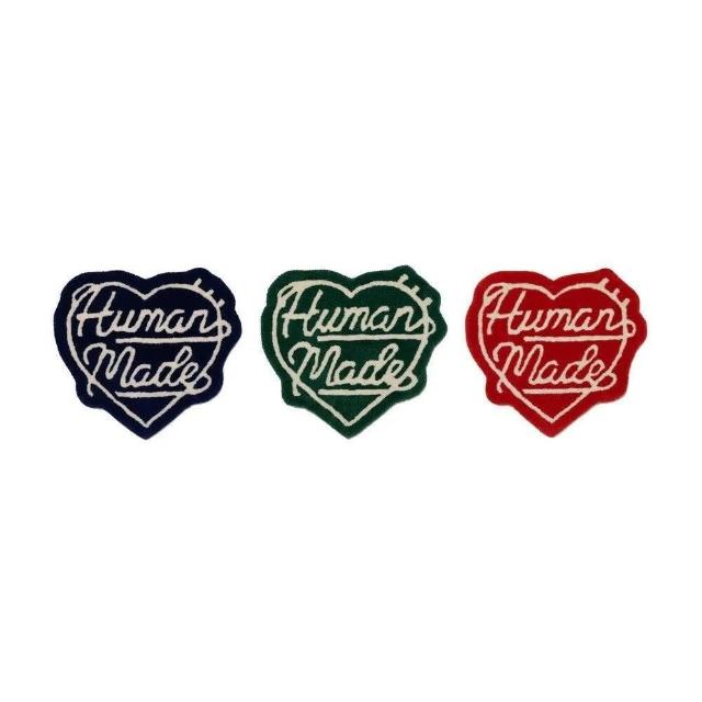 【新品未開封】Human Made ハート型ラグ HM28GD073 Human Made】Human Made Heart Rug 愛心地毯綠/紅/深藍HM28GD073
