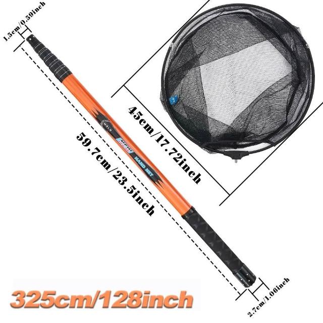 炭素抄網超軽量超硬釣り伸縮抄網竿すくい網 aHR0cHM6Ly90c2hvcC5yMTBzLmNvbS