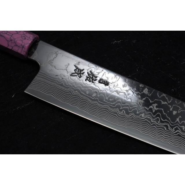 佑成24cm和牛刀 佑成🔪SG-2粉末鋼大馬士革劍形和牛刀24cm 三銀卷柄⭕️