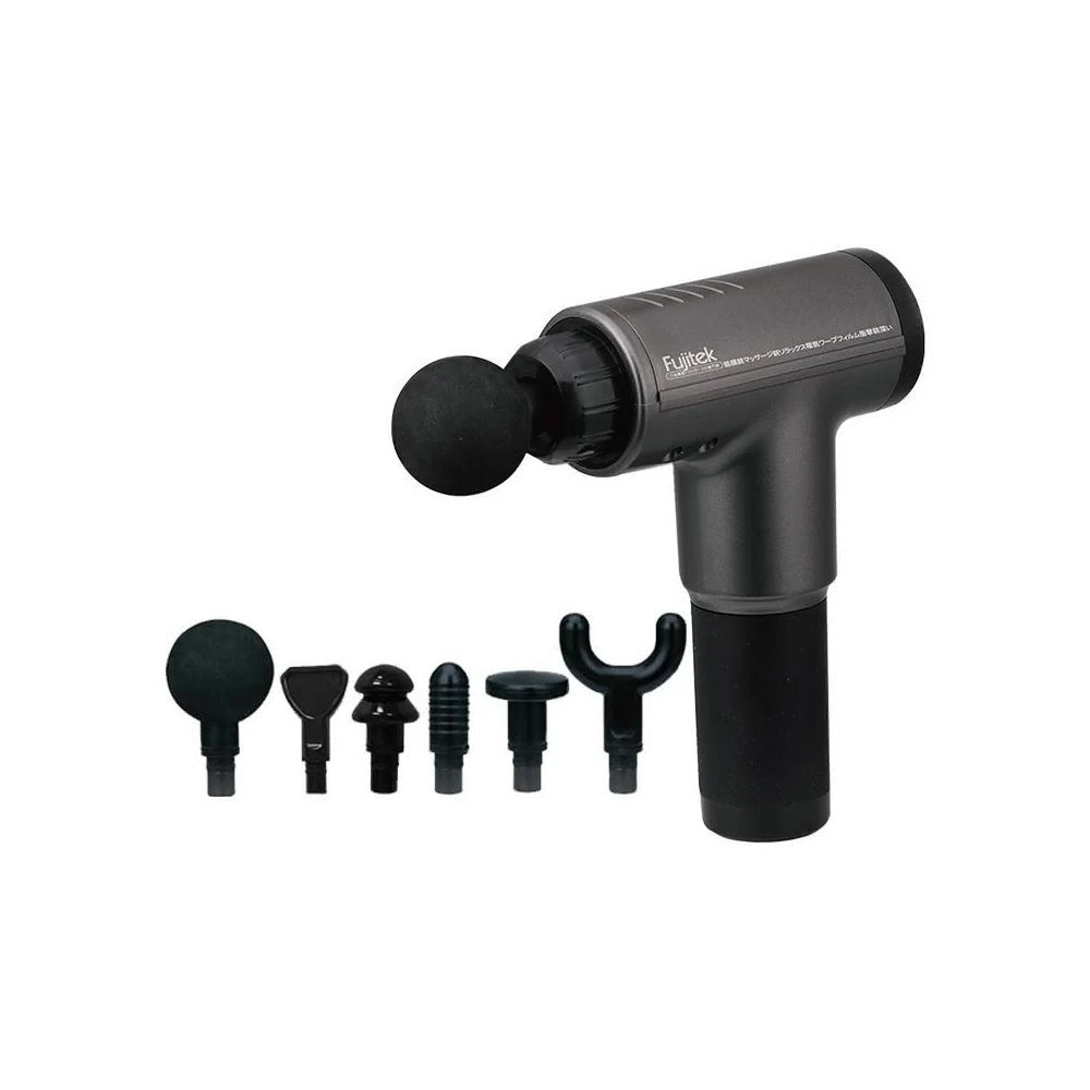 【Fujitek 富士電通】極速震動按摩槍 六顆按摩頭筋膜槍 FTM-G01