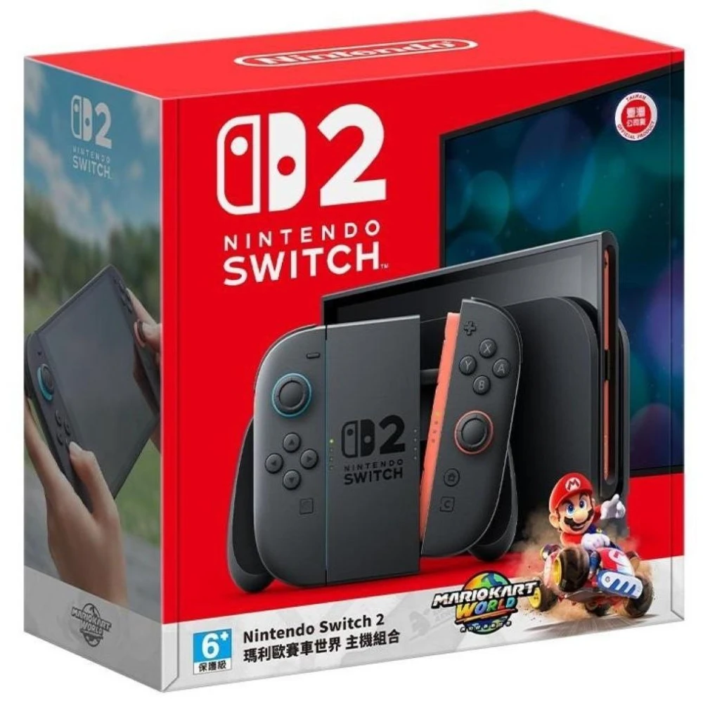 任天堂 - Nintendo Switch 台湾版 Nintendo 任天堂】Switch NS OLED 主機白色紅色紅藍薩爾達賽車8