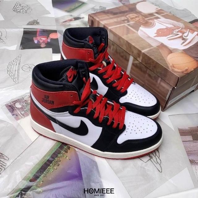 NIKE 耐吉】Homieee Air Jordan 1 Black Toe Reimagined 芝加哥