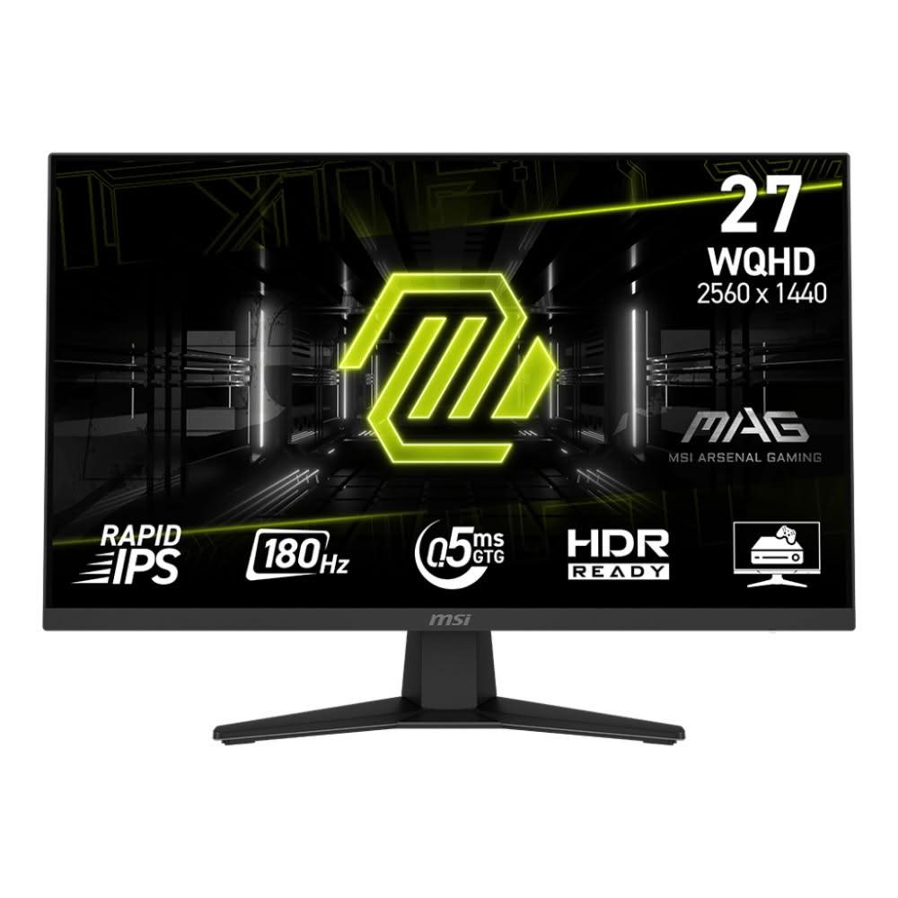 【MSI 微星】274QF 電競螢幕 (DP/HDMI*2/Rapid IPS/2K/0.5ms/180Hz/HDR/無喇叭/三年保固)