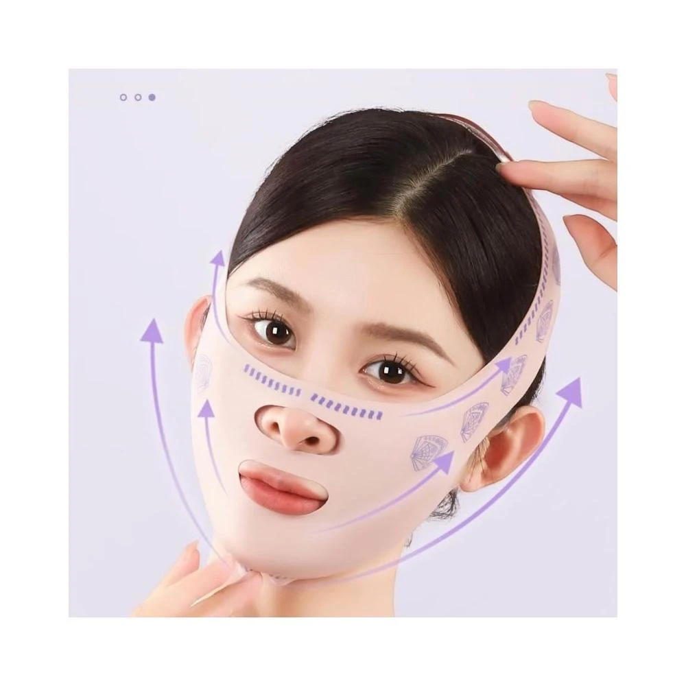 台灣現貨隔日達 V臉帶 台灣出貨 V臉睡眠繃帶 提拉緊緻 v臉部提升面部 止鼾面罩 大餅臉全臉咬肌 雙下巴 控紋瘦臉神器