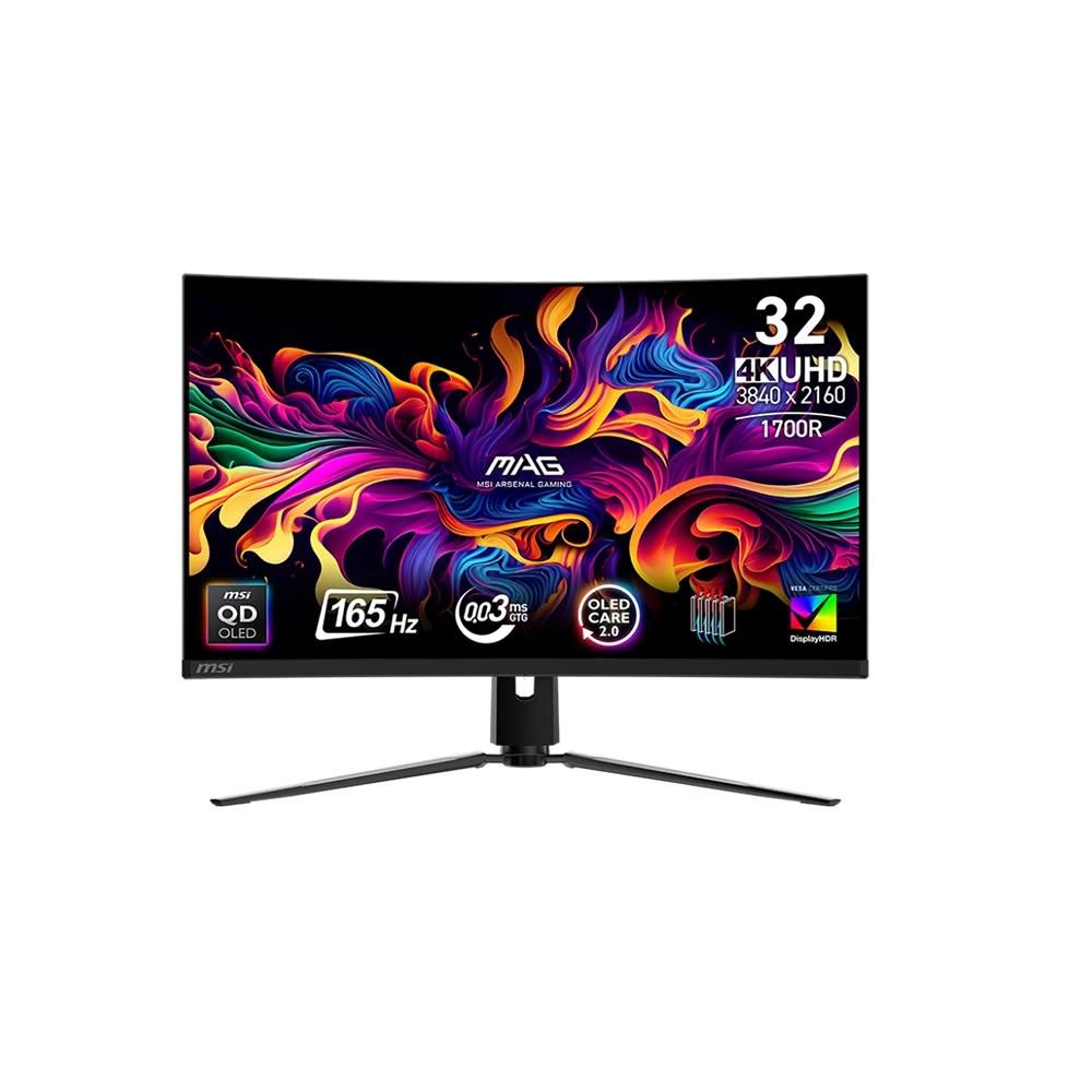 MSI 微星 MAG 321CUP QD-OLED 曲面電競螢幕 32吋 165Hz UHD 0.03ms HDR