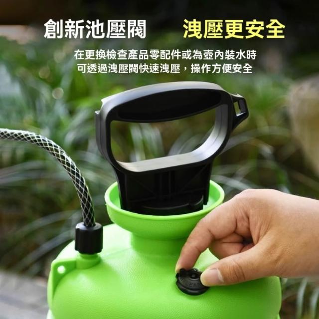 得力_背負式加壓噴霧器園藝噴霧器氣壓式噴水壺噴灑10L 細密霧化+強勁