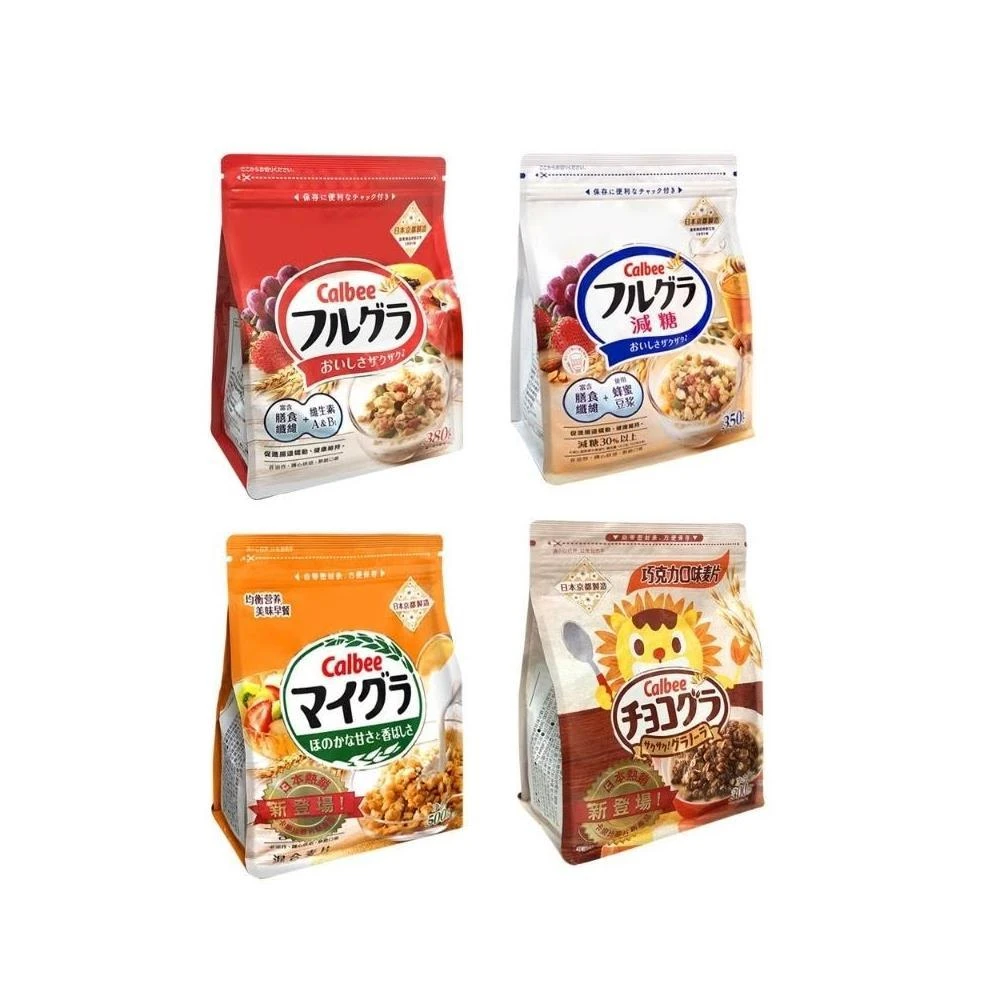 Calbee 卡樂比 富果麥片全系列（4種口味）早餐 減糖 水果麥片日本製