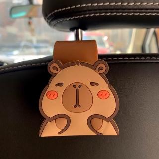 可愛卡皮巴拉車用掛勾  (車用掛勾 掛勾 卡皮巴拉掛勾)