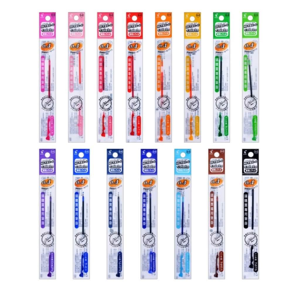 【PILOT 百樂】0.4 超細變芯筆替芯 BLS-CLT4 變芯筆替芯 共15色