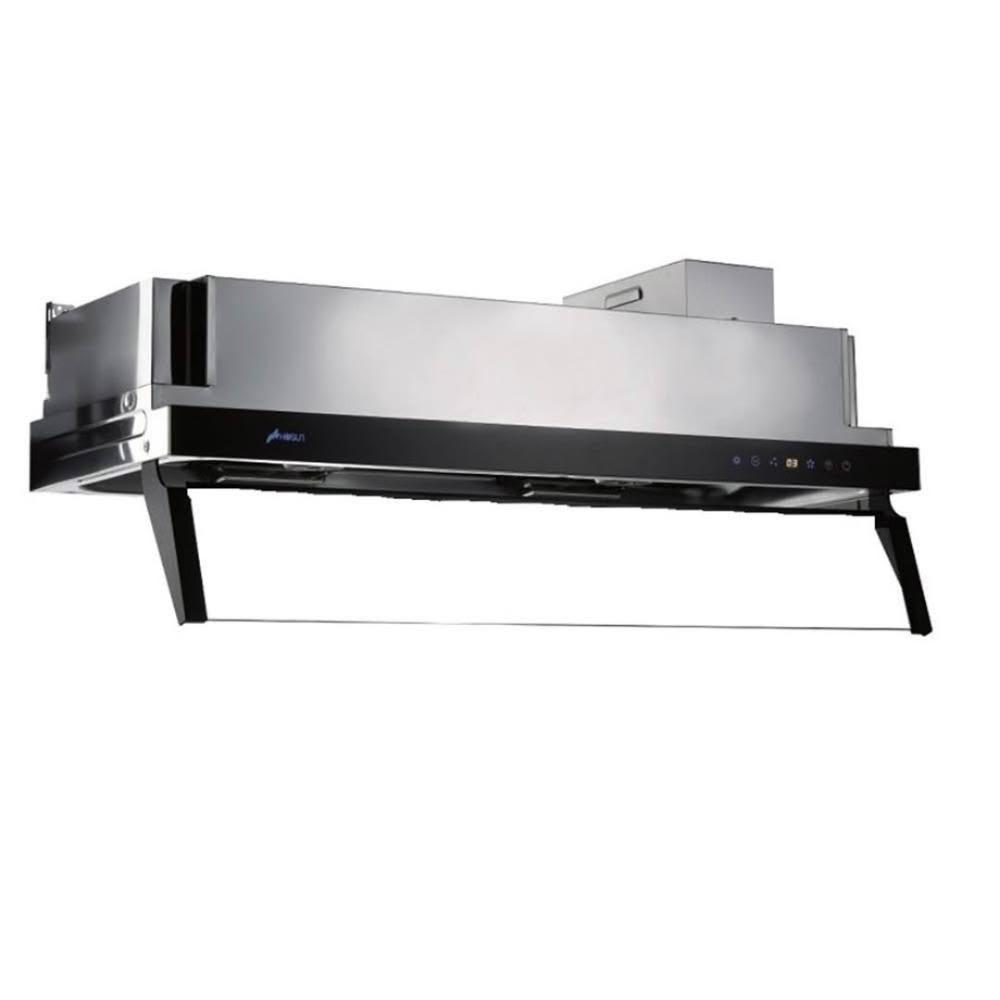 【豪山】VEA-8366 直流變頻排油煙機 (含基本安裝)|半隱藏式|80公分|雙渦輪|超省電|大吸力|黑玻面板|