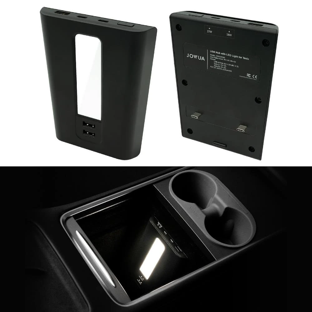 JOWUA】特斯拉TESLA Model Model 3/Y煥新版130W LED Hub(支援最高130W快充)