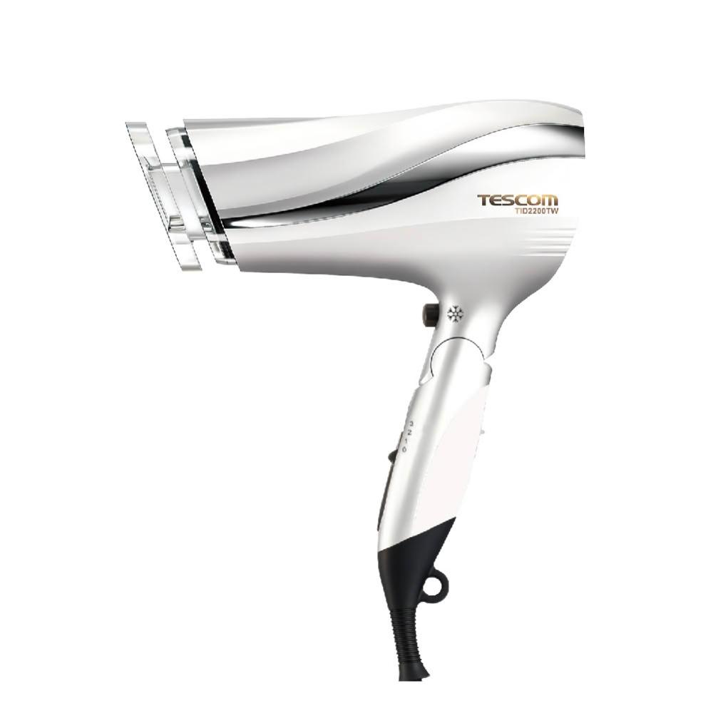 【TESCOM】TESCOM TID2200TW 白色 防靜電大風量吹風機 抑制靜電 負離子 速乾 保濕 男女適用 2200 大風量