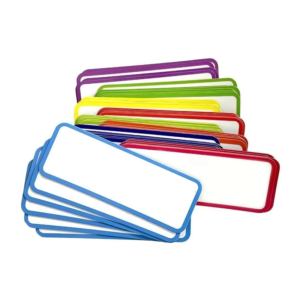 標籤磁性貼 磁鐵白板片 磁鐵貼片 書寫標籤 磁性白板 記事貼 留言貼 姓名貼