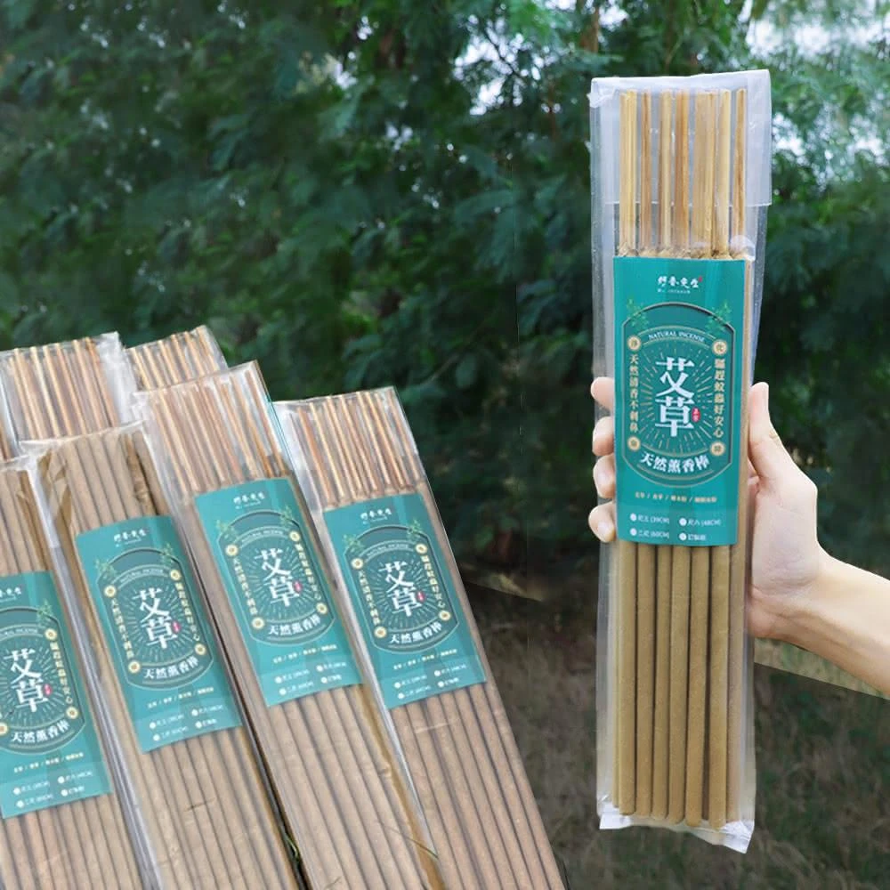 【Mr.INCENSE 好香先生】蚊香 艾草蚊香 艾草蚊香棒 尺三 120根(艾草薰香 蚊香盒 天然蚊香 蚊香環)