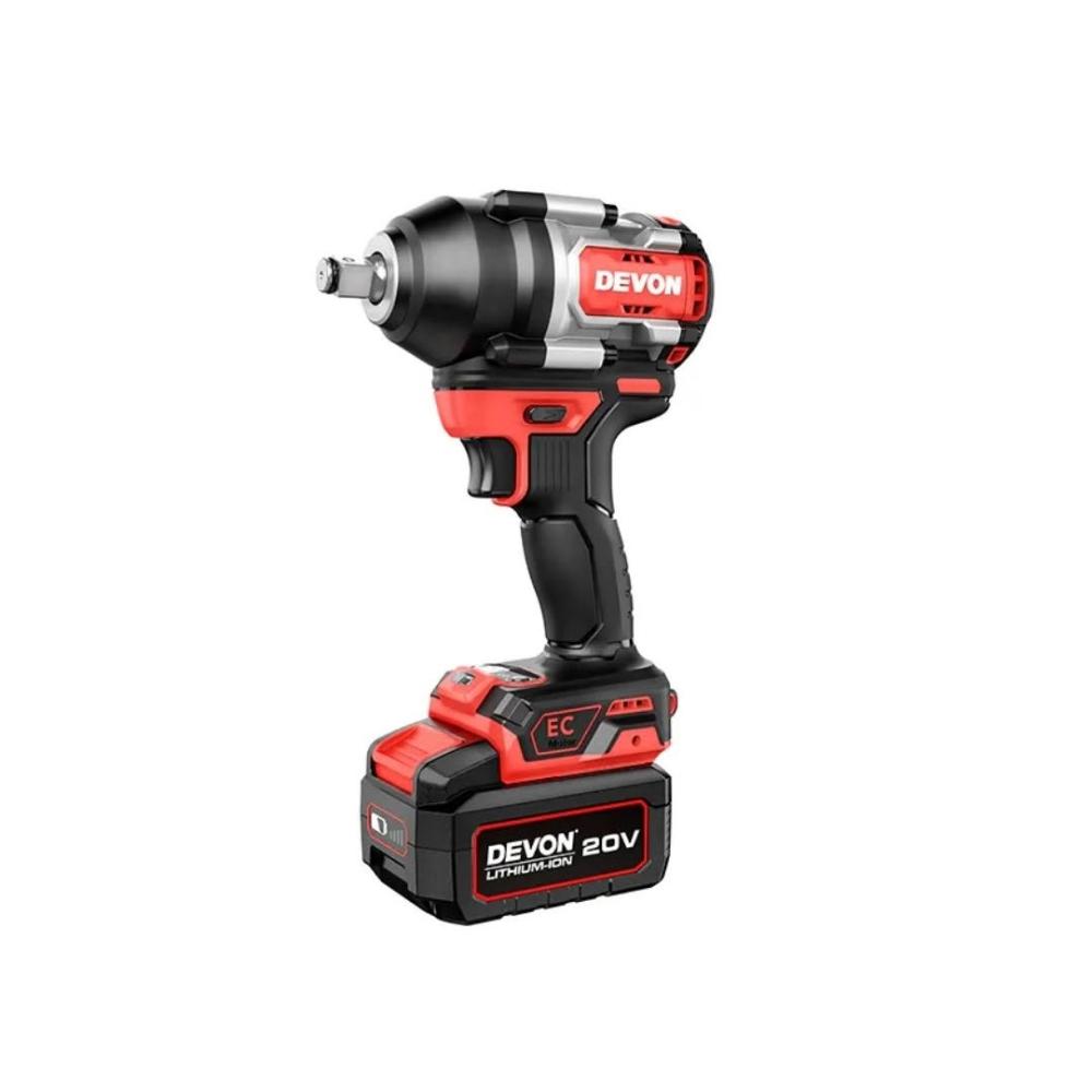 DEVON大有】5759-Li-20 無刷中扭力衝擊扳手1000牛頓米短軸159mm