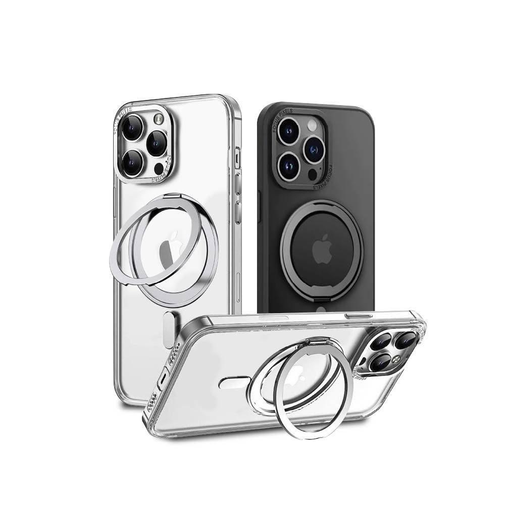 【CW】360度旋轉隱形磁吸支架手機殼 防摔保護殼適用iPhone 17 16 15 14 13 12 11 Pro Max i