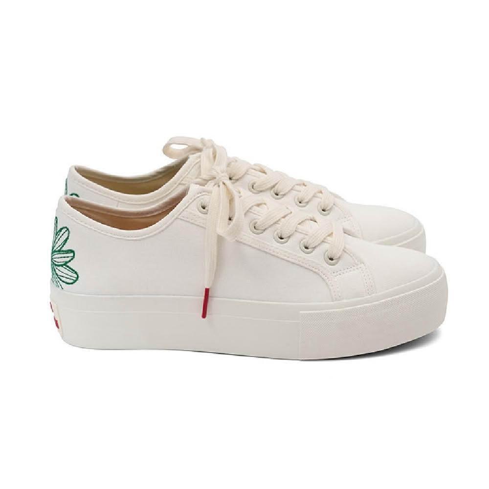 MARDI MERCREDI】預購ECLORE PLATFORM SNEAKERS 花朵厚底法式