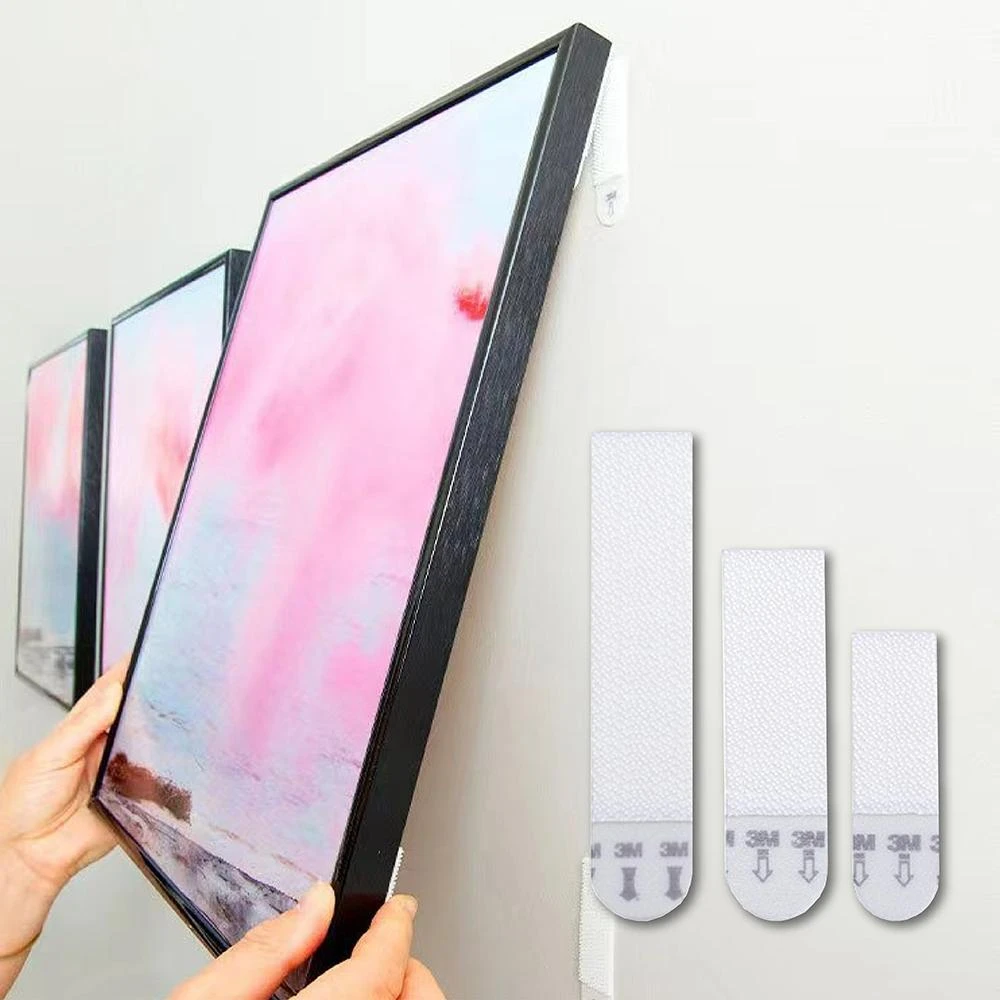 舒米好物 3M 魔鬼氈 無痕魔力扣 1.9*7.2cm(無痕魔術扣 無痕掛鉤 魔力扣 魔術扣 相框貼 無痕掛勾)