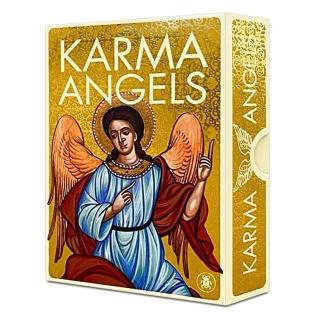 業天使神諭卡,贈中文翻譯｜Karma Angels Oracle｜32張，柔性指導與溫暖智慧【左西】
