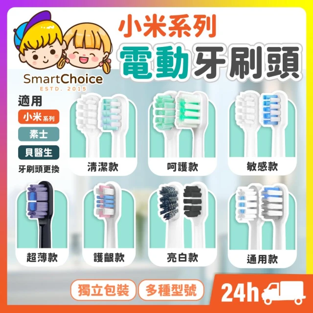 小米電動牙刷頭 台灣現貨 隔日到貨 小米 米家 副廠電動牙刷頭 T100 T300 T500 T700 貝醫生 素士