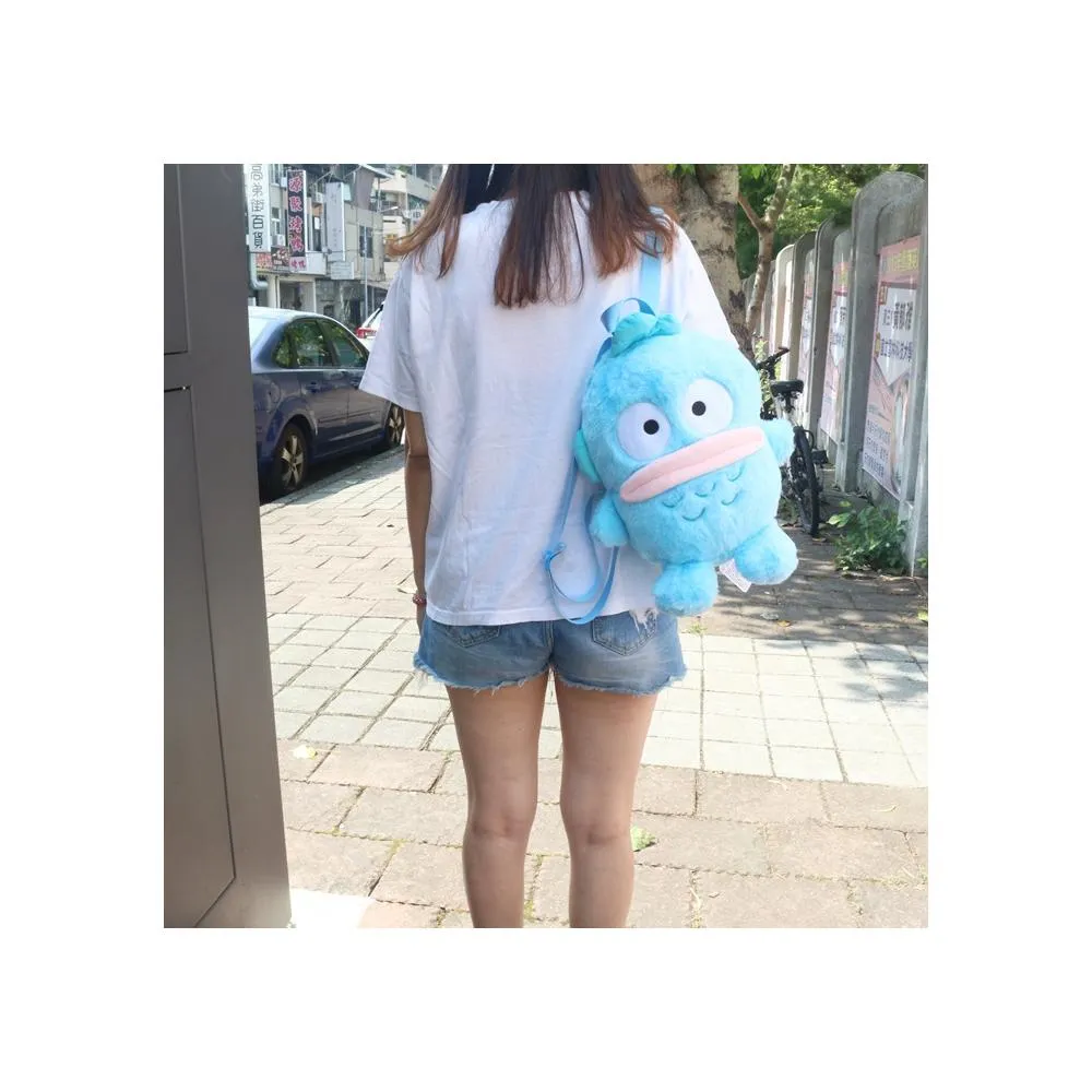 【SANRIO 三麗鷗】人魚漢頓背包 人魚漢頓後背包 三麗鷗整身後背包 玩偶背包 醜魚人魚漢頓