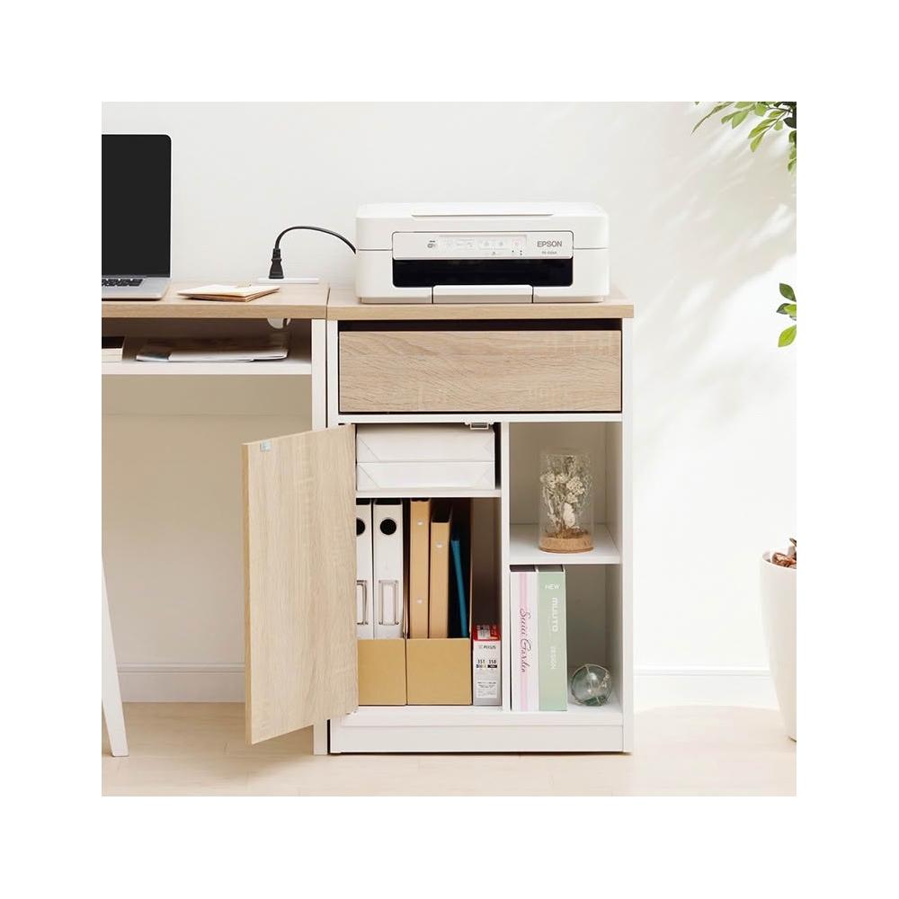 【IRIS】迪士尼木質抽屜收納櫃推車 WSC-468 (米奇/維尼/置物櫃)