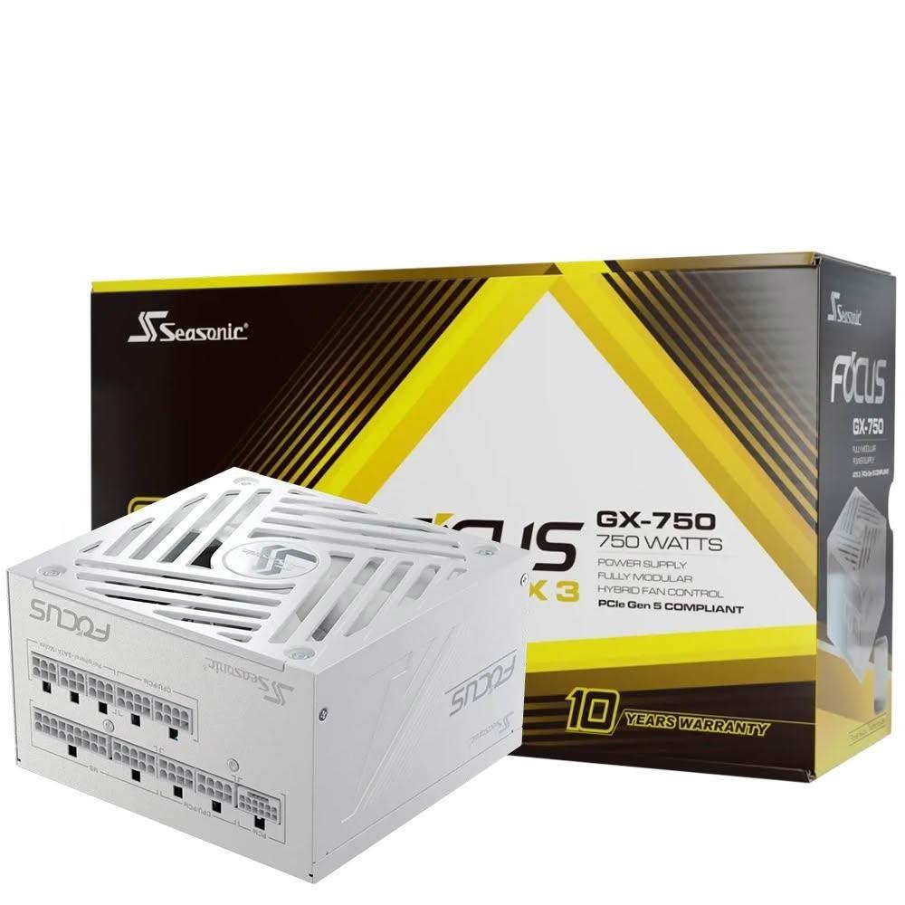Seasonic 海韻】ATX3 Focus GX-750 金牌全模組ATX 3.1 PCIe 5.1 電源