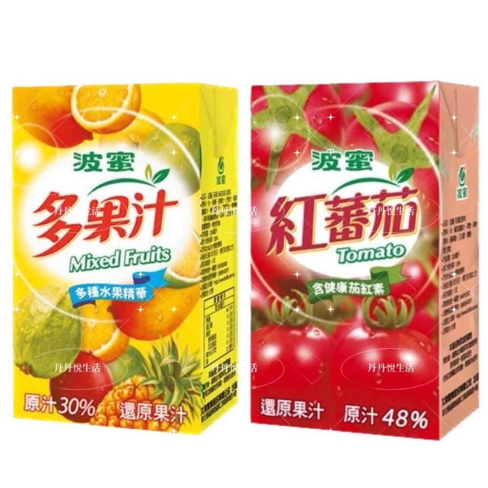 【波蜜】多果汁/紅蕃茄 250ml*24瓶 (箱購)