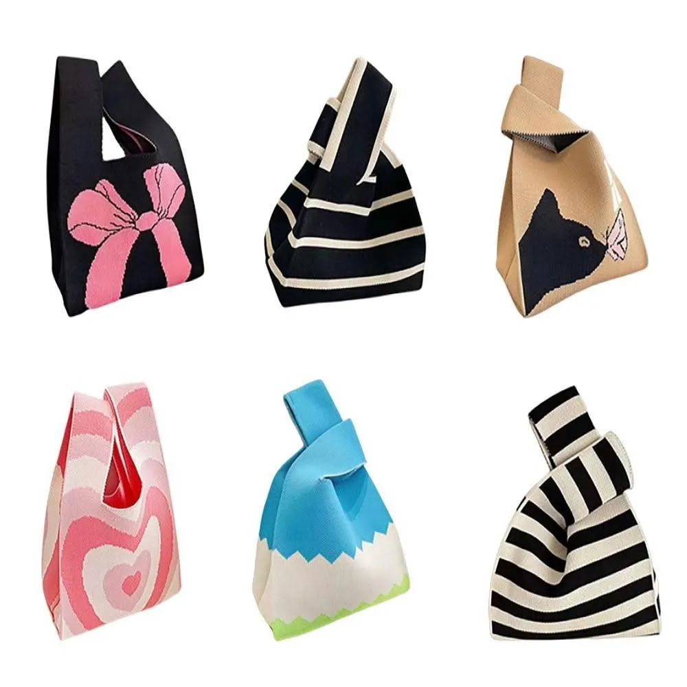 【COLOR ME】ins風針織手提包 (手提包 針織包 手提袋 編織包 手腕包 便當袋 手拿包 手機袋 單肩包 肩背包 托特包  小廢包)