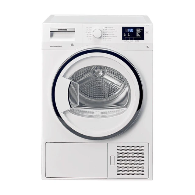 【Blomberg 博朗格】TPF8352WZ 熱泵除濕乾衣機 (僅配送)｜歐規8公斤｜16種行程｜智能溫控｜無刷馬達｜自動防皺｜