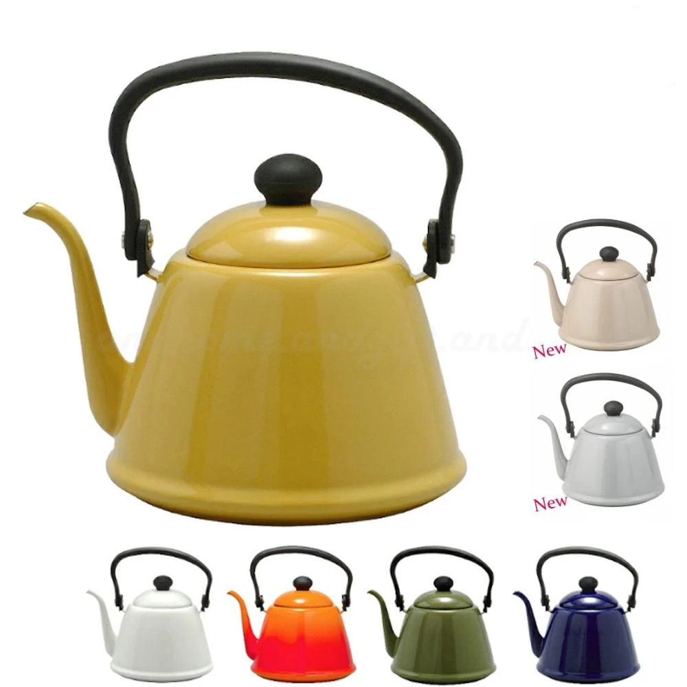 日本野田琺瑯】 NODA HORO 細嘴煮水壺細口壺手沖壺2L