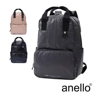 【anello】DANIELLE 耐水系列 精緻緞光尼龍後背包 (AIN1303) 15吋筆電OK