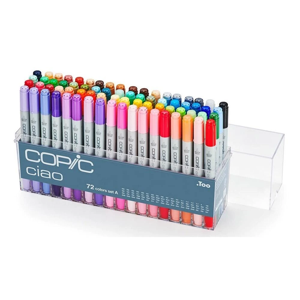 Copic 酷筆客】Ciao 第三代麥克筆72 Color Set A 72色A色系盒裝