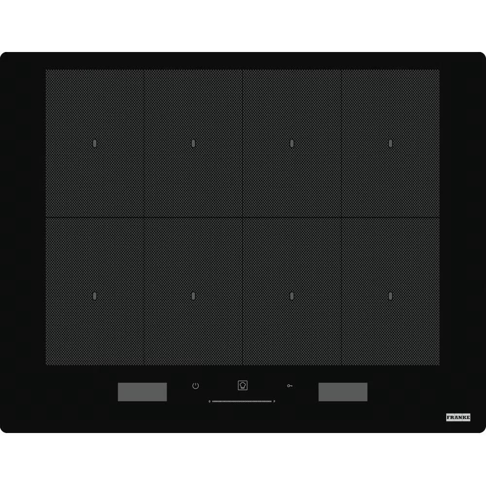 瑞士FRANKE FMY 658 65公分全區感應爐，搭載先進IH電磁加熱技術，提供精準定時、火力選擇與安全鎖定功能。義大利原裝製造，尺寸W650 x H57 x D510 mm，功率達7400W，適合現代廚房使用。220V/60Hz電壓，BSMI認證T31948，享1年保固。高效能感應爐，提升烹飪效率與安全性。
