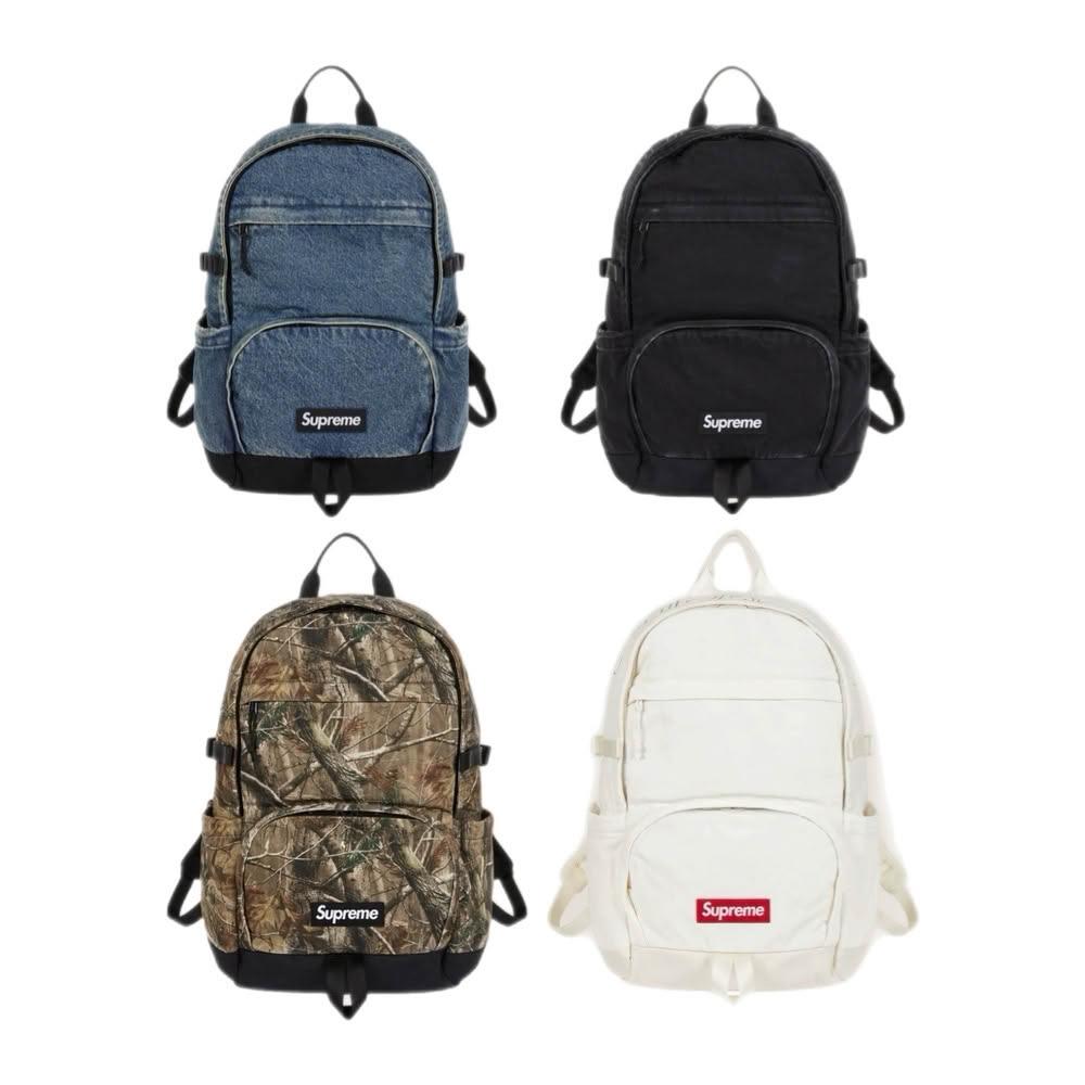 SUPREME】SUPREME 25FW DENIM BACKPACK 單寧水洗後背包雙肩反光四色