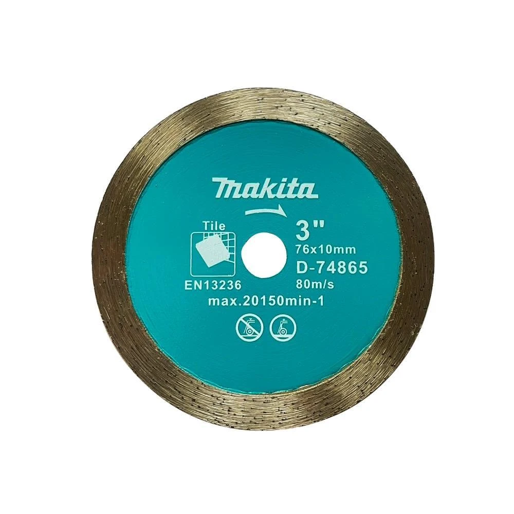 【MAKITA 牧田】3吋砂輪切片 D-74865 鑽石鋸片 水泥磁磚切片 適用：DMC300 M12 FCOT-0 中崙五金