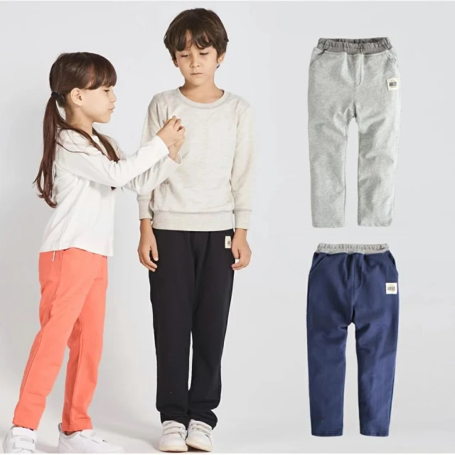 【Baby 童衣】兒童長褲 男女童小毛圈簡約休閒褲 92010