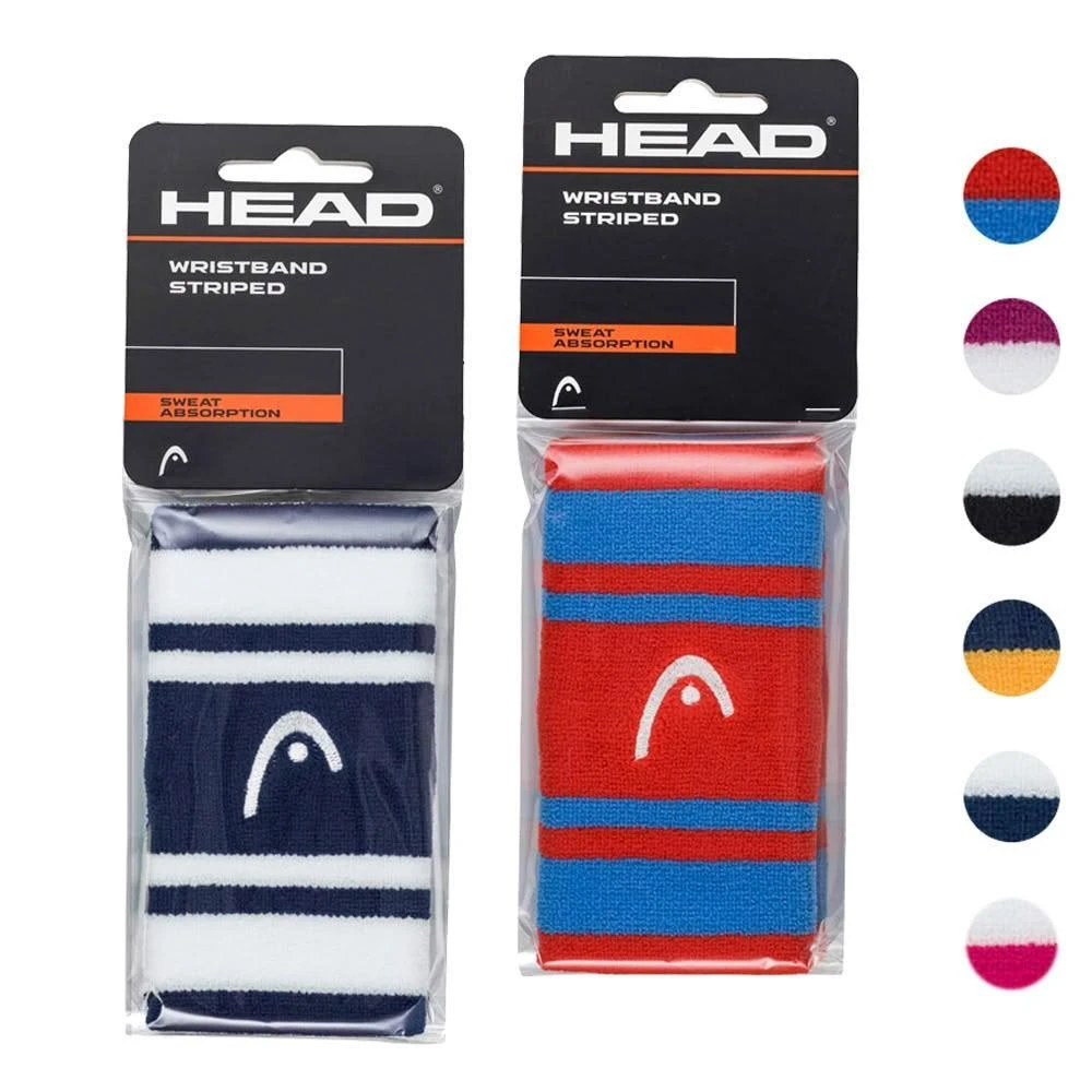 【HEAD】5吋護腕 285874 吸汗護腕 2只/組 WRISTBAND STRIPED