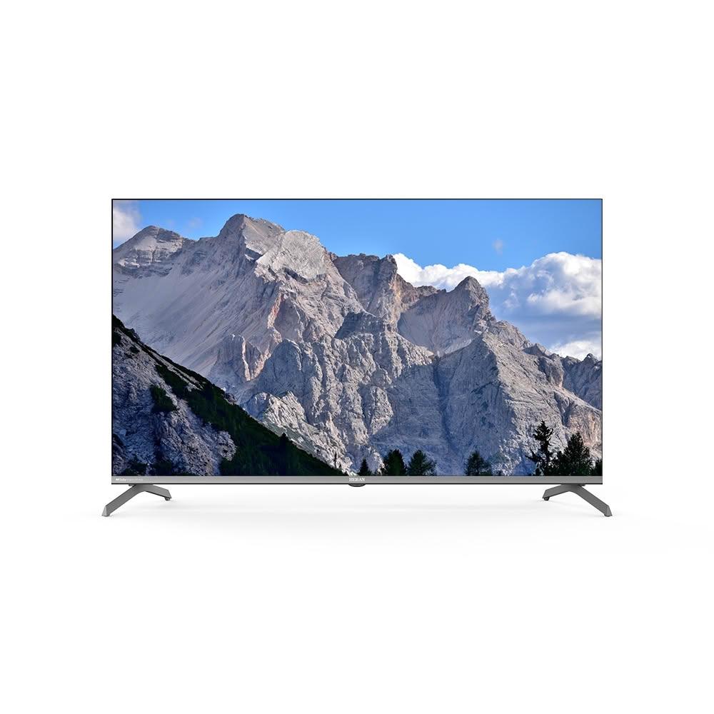 HERAN禾聯 UM-43H320 43吋 4K UHD 解析度電視，搭載 120Hz 倍頻技術，提供流暢畫質與杜比數位音效環繞體驗。配備 4 組 HDMI 端子、2 組 USB 插槽，支援中文英文選單，110V 電源需求，3 年保固。尺寸 957x605x226 mm，重量僅 6.1 kg，含桌上型基本安裝服務，適閤家庭娛樂首選。