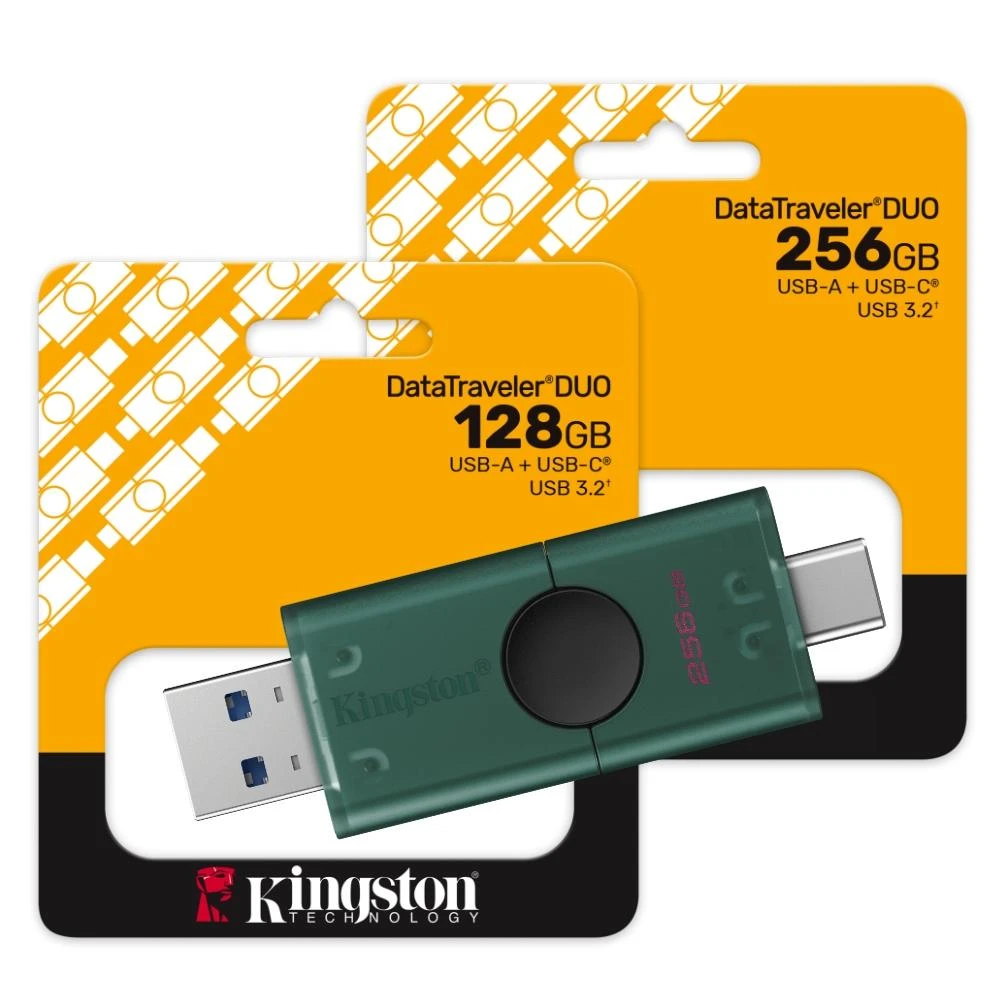 【Kingston 金士頓】金士頓 128G 256G DataTraveler Duo Type-A / Type-C USB3.2 隨身碟