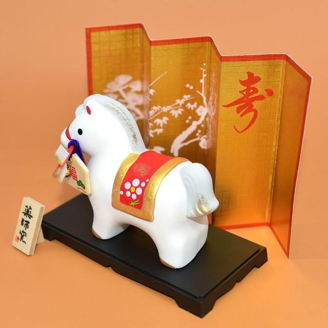 台湾 交趾焼 駿馬 開運 招運 幸運 置物 鹿港窯禮品館｜台灣國寶交趾陶居家開運九龍盤L 九鯉躍龍門盤飾L