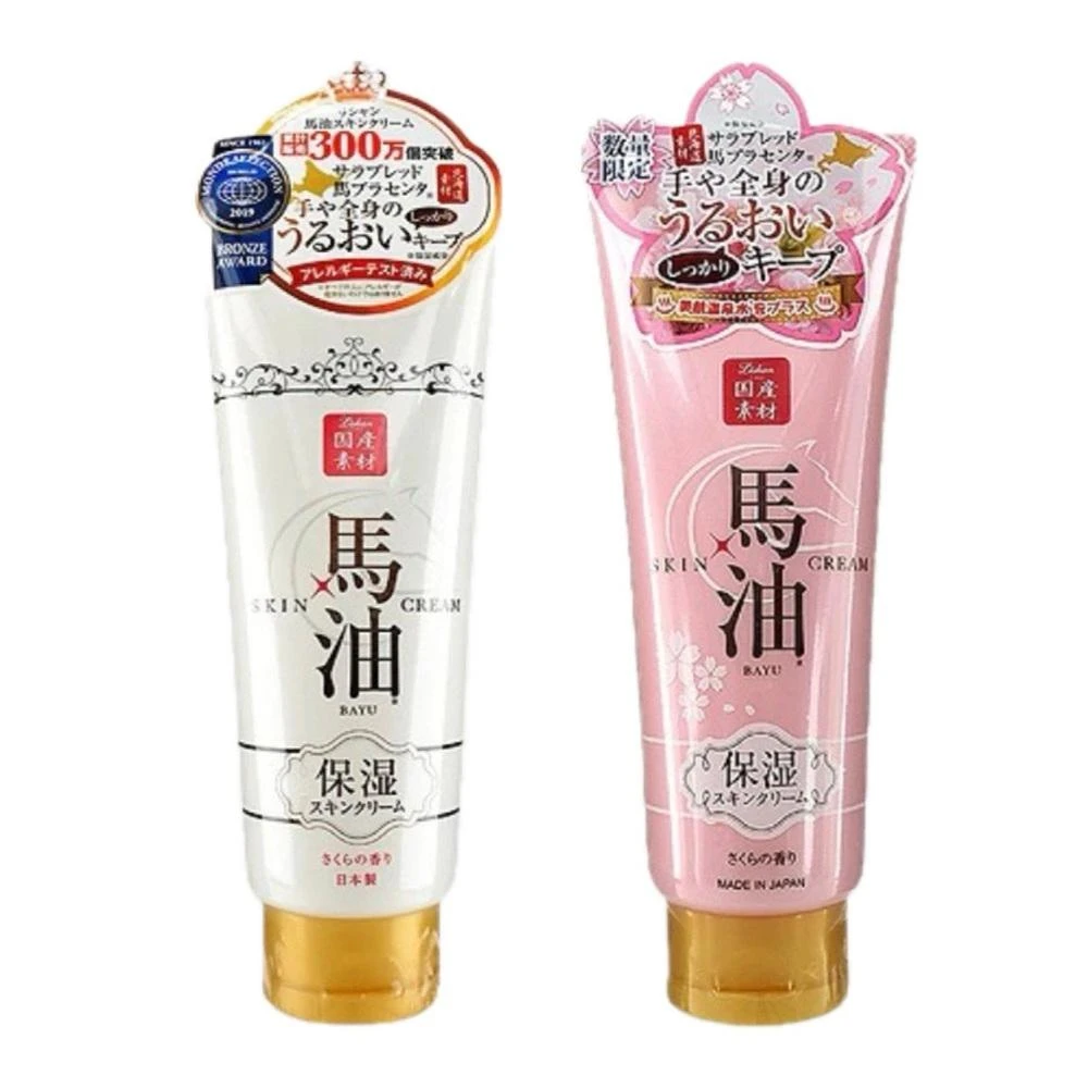 【Lishan】北海道馬油保濕潤膚霜 櫻花香200g