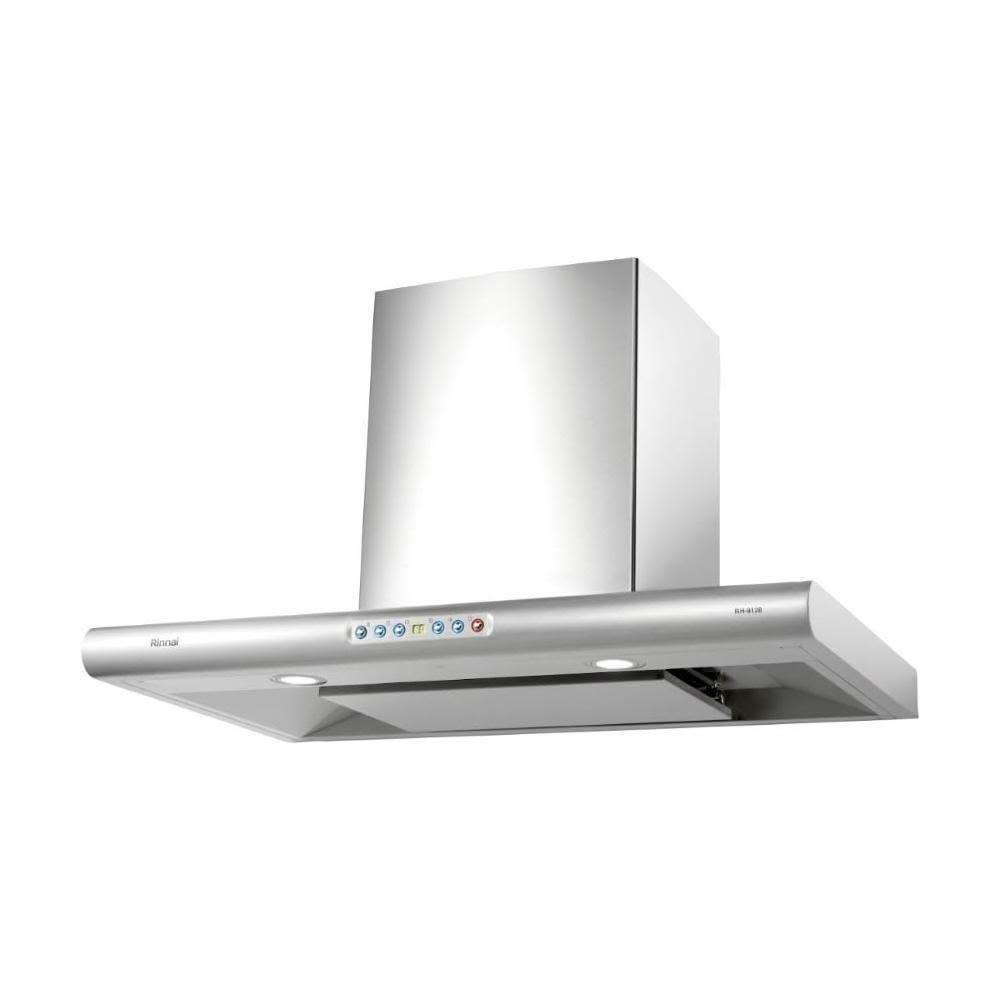 【林內】RH-9128 守護者小鯊.導流板油煙機 (含基本安裝)|倒T式|環吸|90公分|攏煙聚油|DC變頻馬達|6段風速|
