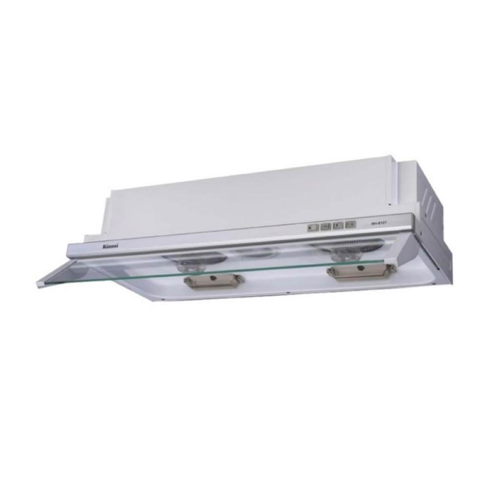 【林內】RH-9127 隱藏式超薄設計電熱除油排油煙機 (含基本安裝)｜全隱藏式｜90 公分｜雙渦輪｜電熱除油｜超薄型｜