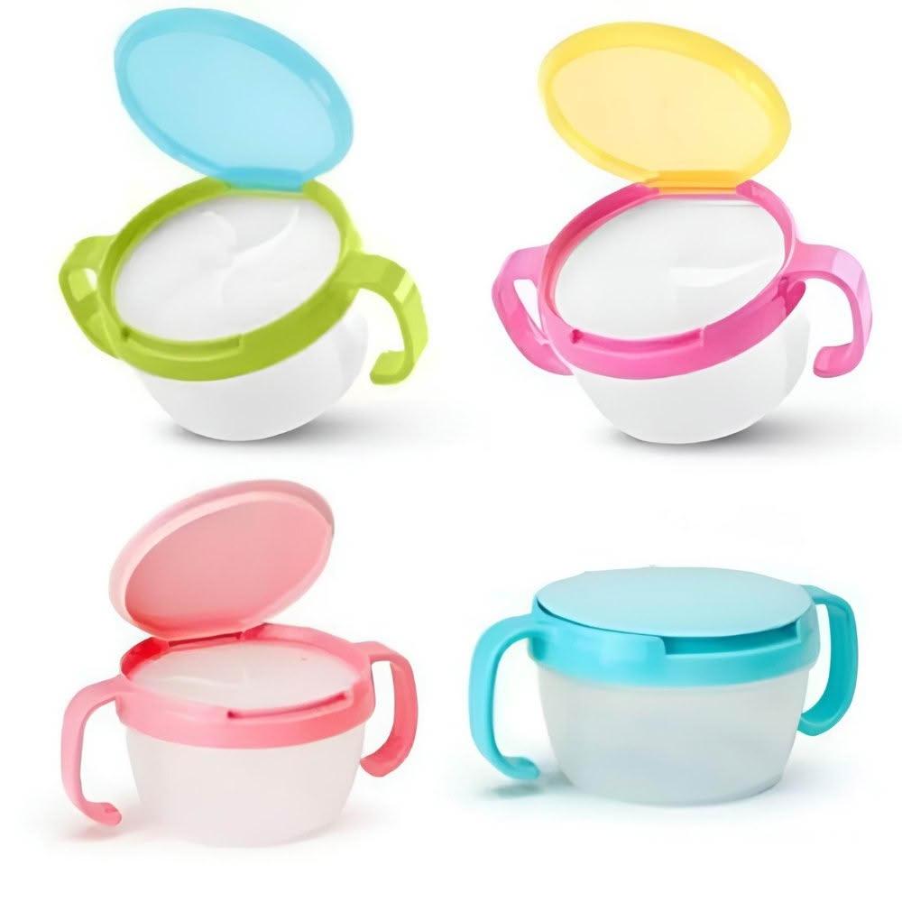 ◆蘇霏小舖◆防灑零食杯 兒童 嬰兒 防灑零食杯 零食罐 零食碗 帶把柄 餅乾碗 零食盒 糖果盒