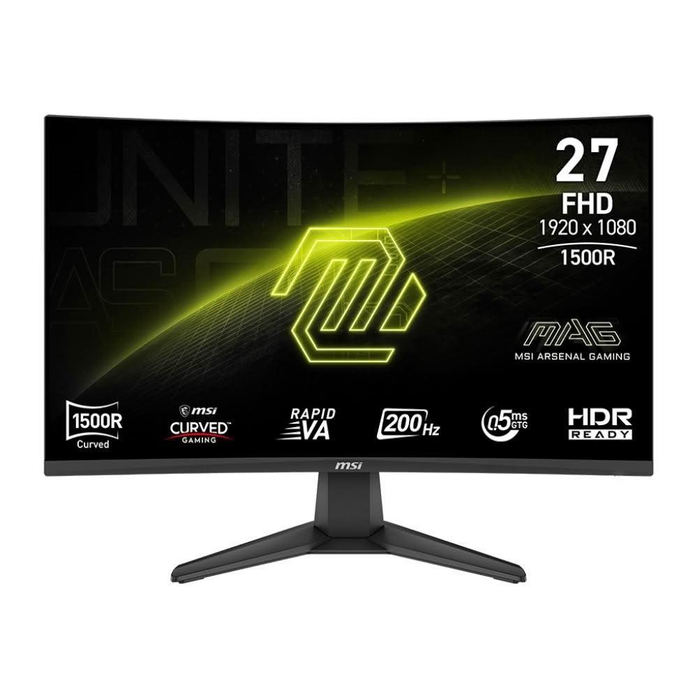 【MSI 微星】276CF E20 電競螢幕 (VA/曲面/0.5ms/200Hz/Adaptive-Sync/三年保固)