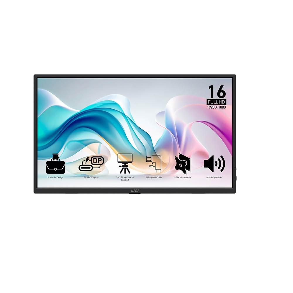 【MSI 微星】MSI 微星 PRO MP165 E6 可攜式螢幕 16吋 60Hz FHD 4ms 內建喇叭 電腦螢幕 遊戲螢幕