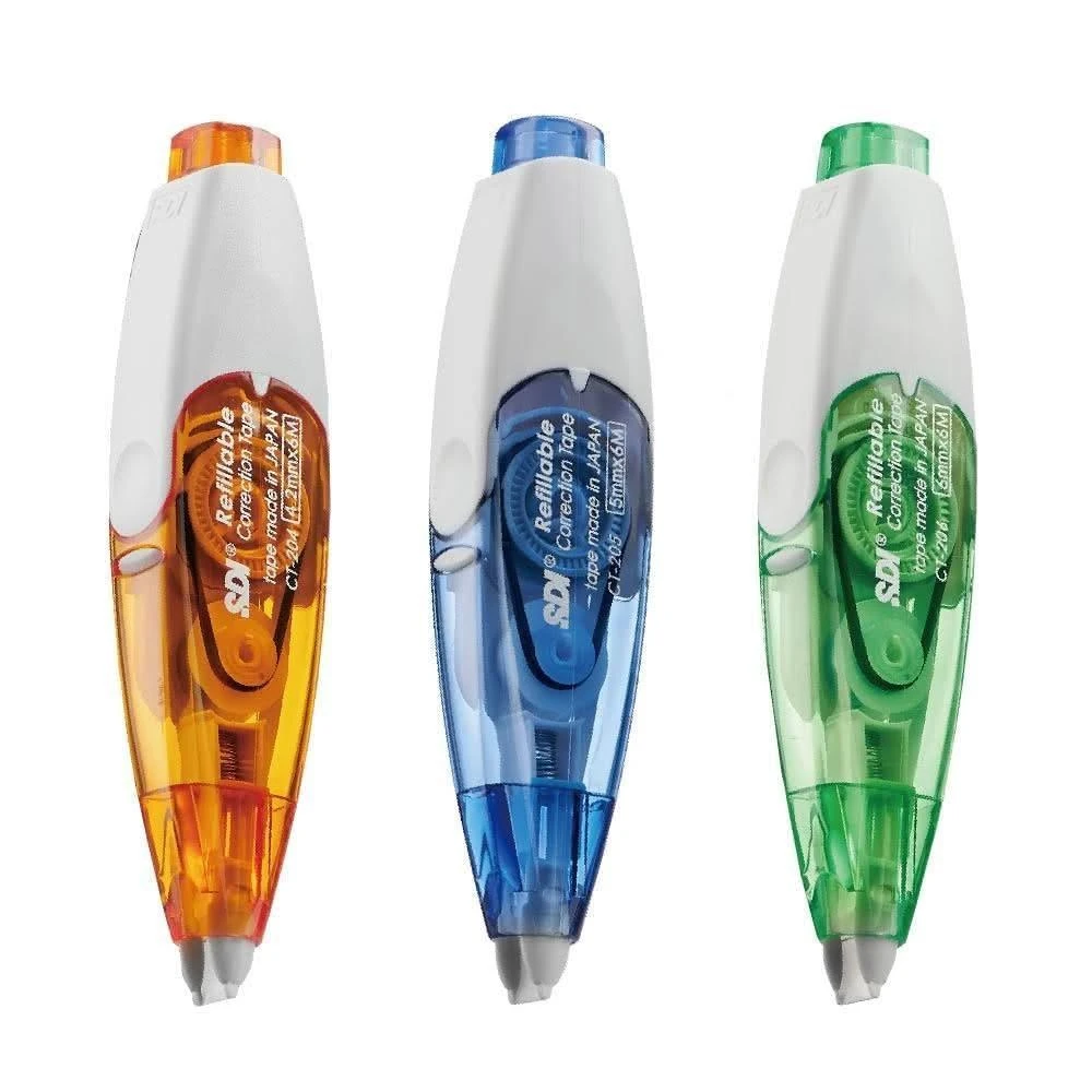 【SDI 手牌】i-PUSH 輕鬆按 修正帶 4.2mm/5m/6m /個 CT-204 CT-205 CT-206