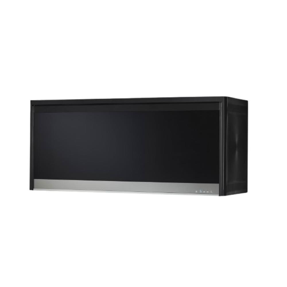 【林內】RKD-196S(B) 懸掛式臭氧殺菌烘碗機 (含基本安裝)｜懸掛式｜90公分｜黑色｜隱藏按鍵｜臭氧殺菌｜鏡面玻璃｜