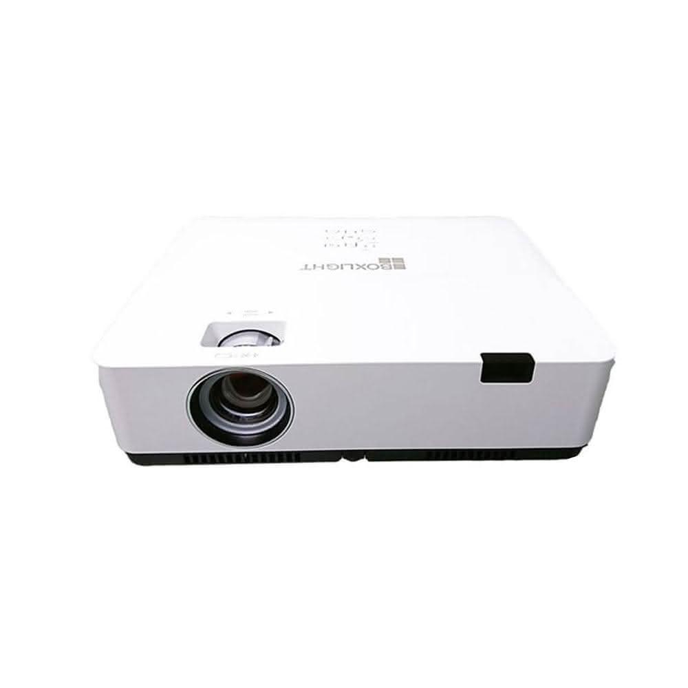 Boxlight ALX400 商務投影機，4200流明高亮度，XGA (1024x768) 解析度，支援4:3與16:9畫面比例，投影尺寸30~300吋，內建喇叭適合會議使用。白色系設計，重量僅3.06kg，投射距離0.887m~10.899m，對比度3000:1，提供清晰影像。電源100~240V，最大功率290W，一年保固，BSMI認證R45962，理想商務投影解決方案。